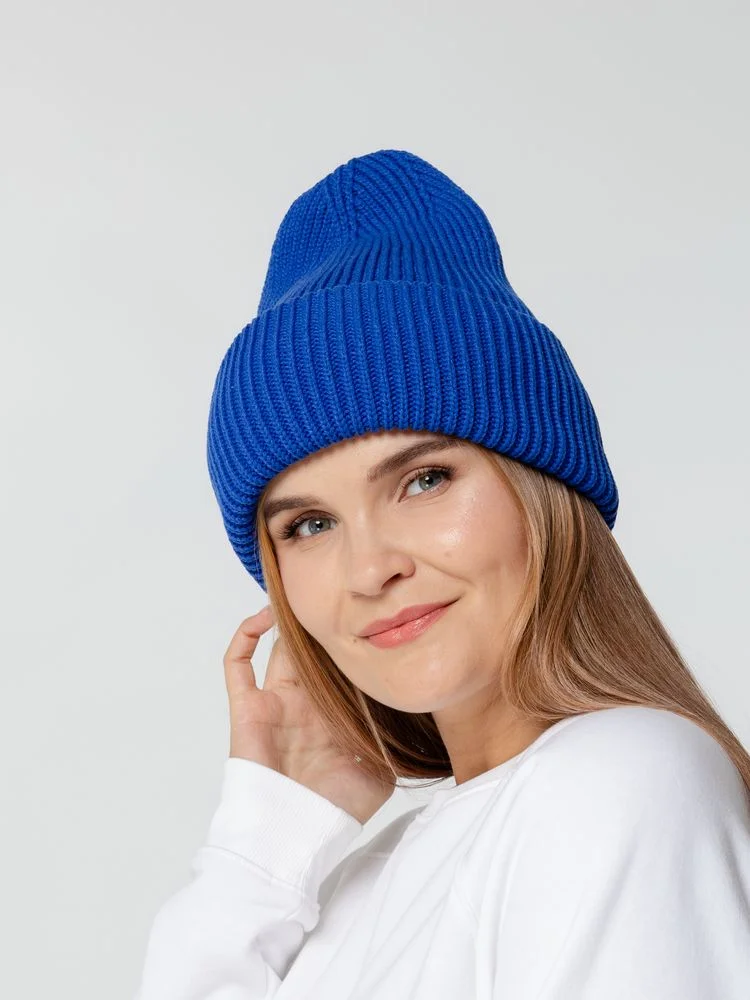 Шапка Flette синяя - фото 5