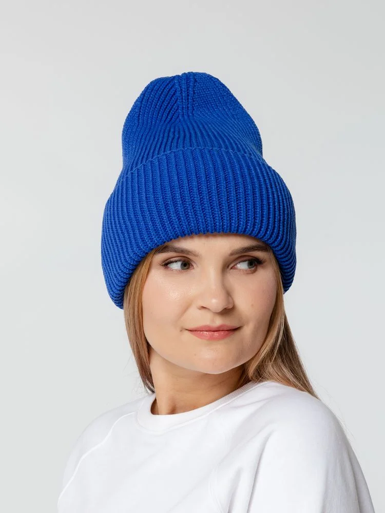 Шапка Flette синяя - фото 6