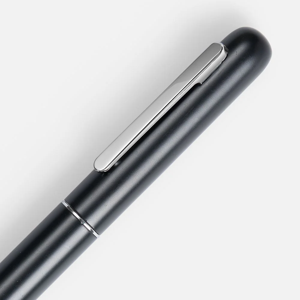 Ручка шариковая Scribo матовая черная - фото 3