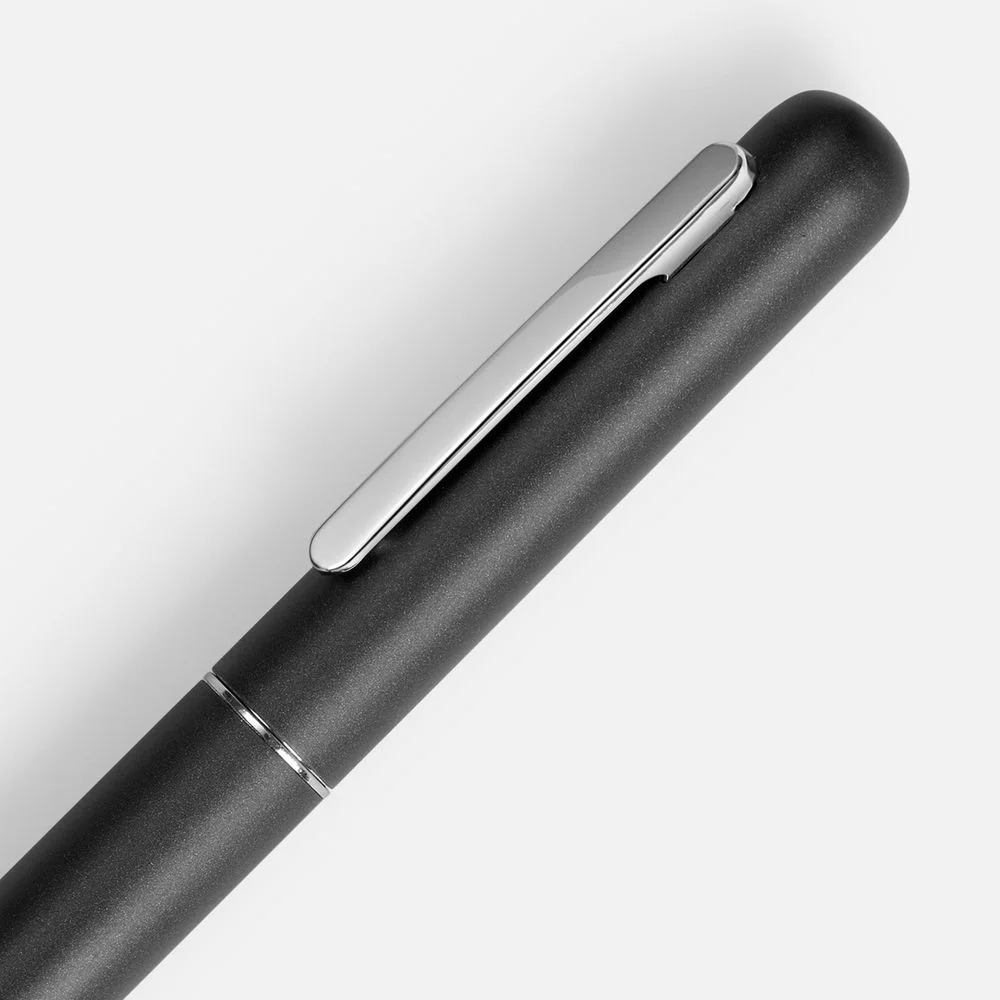 Ручка шариковая Scribo матовая серая - фото 3