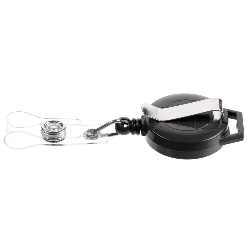 Ретрактор Attach New с ушком под ленту, черный - фото 3