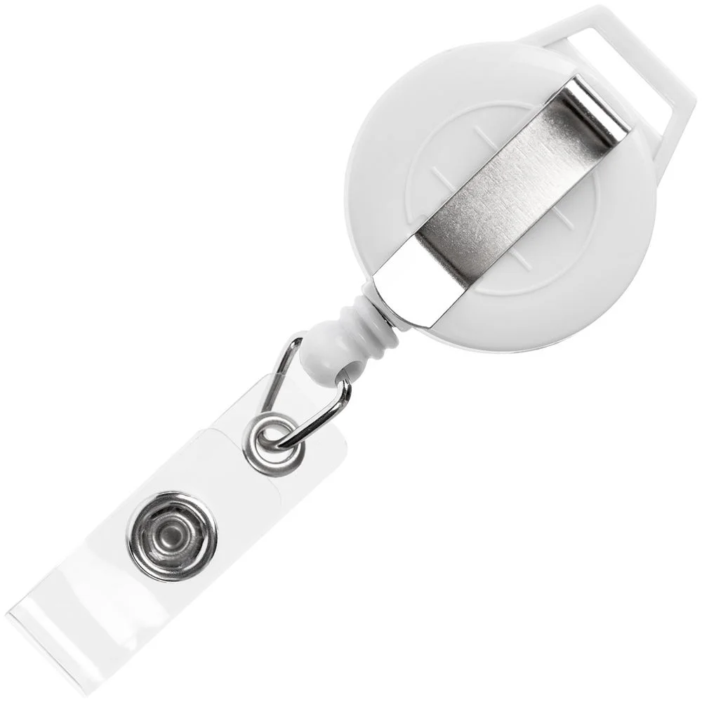 Ретрактор Attach New с ушком под ленту белый - фото 2