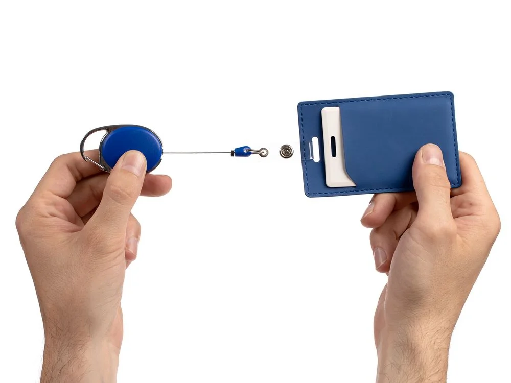 Ретрактор Access New с карабином синий - фото 4