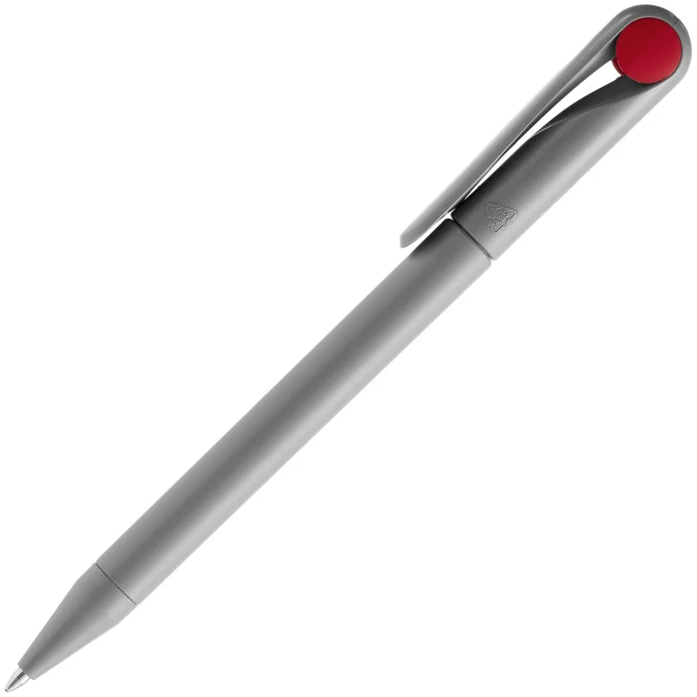 Ручка шариковая Prodir DS1 TMM Dot серая с красным - фото 2