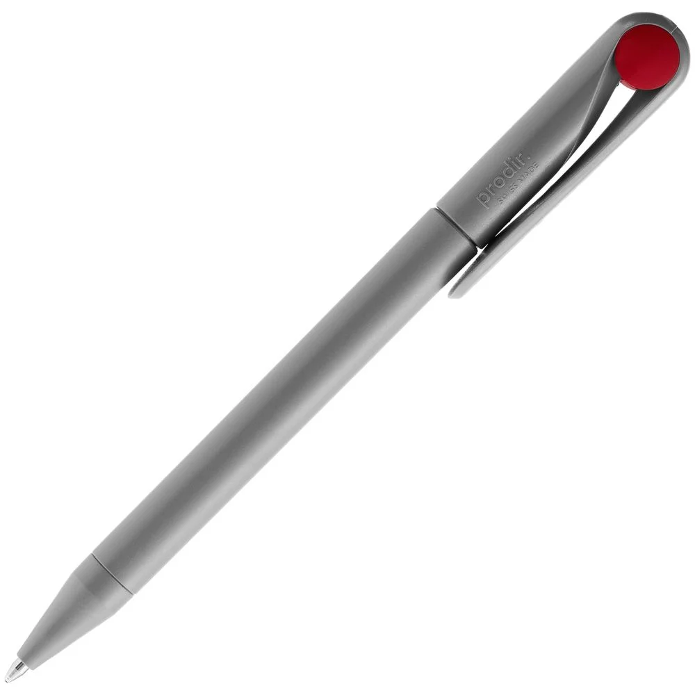Ручка шариковая Prodir DS1 TMM Dot серая с красным - фото 3