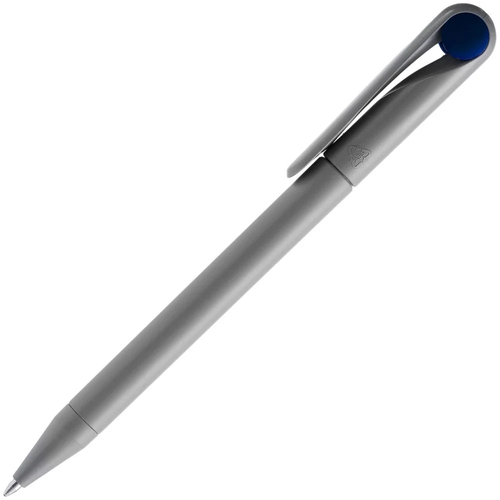 Ручка шариковая Prodir DS1 TMM Dot серая с синим - фото 2