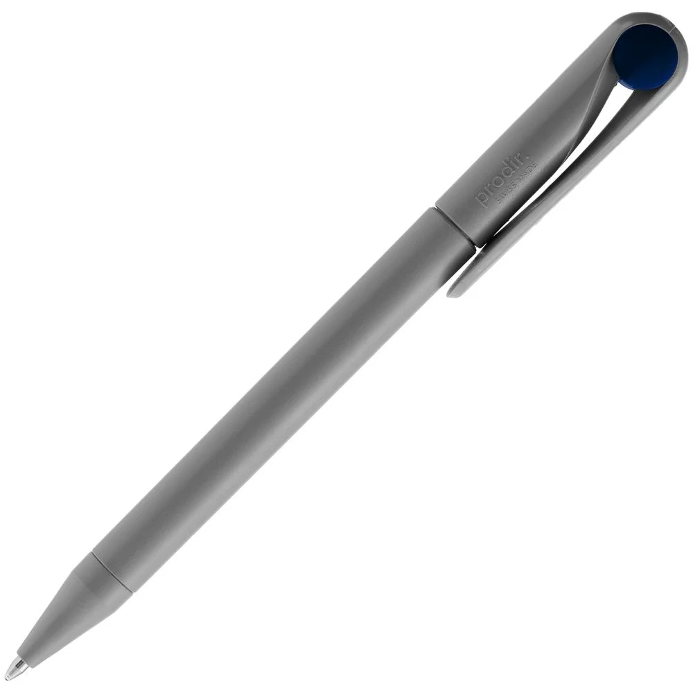 Ручка шариковая Prodir DS1 TMM Dot серая с синим - фото 3