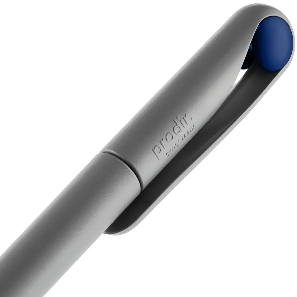 Ручка шариковая Prodir DS1 TMM Dot серая с синим - фото 6