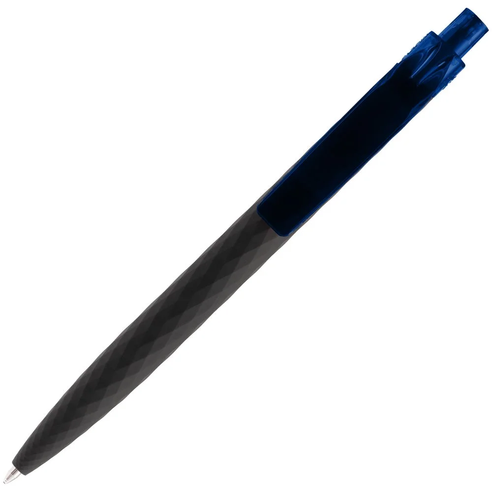 Ручка шариковая Prodir QS01 PRT-T Soft Touch черная с синим - фото 4