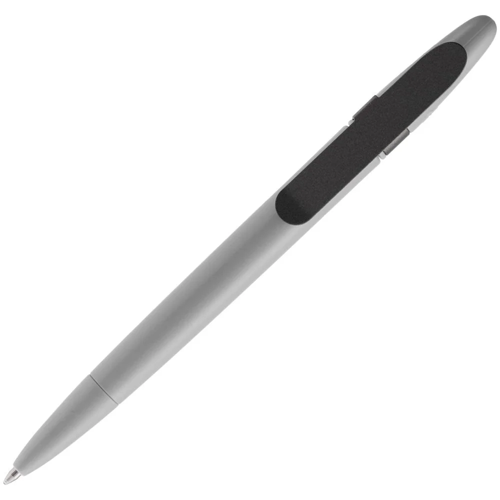 Ручка шариковая Prodir DS5 TSM Metal Clip серая - фото 4