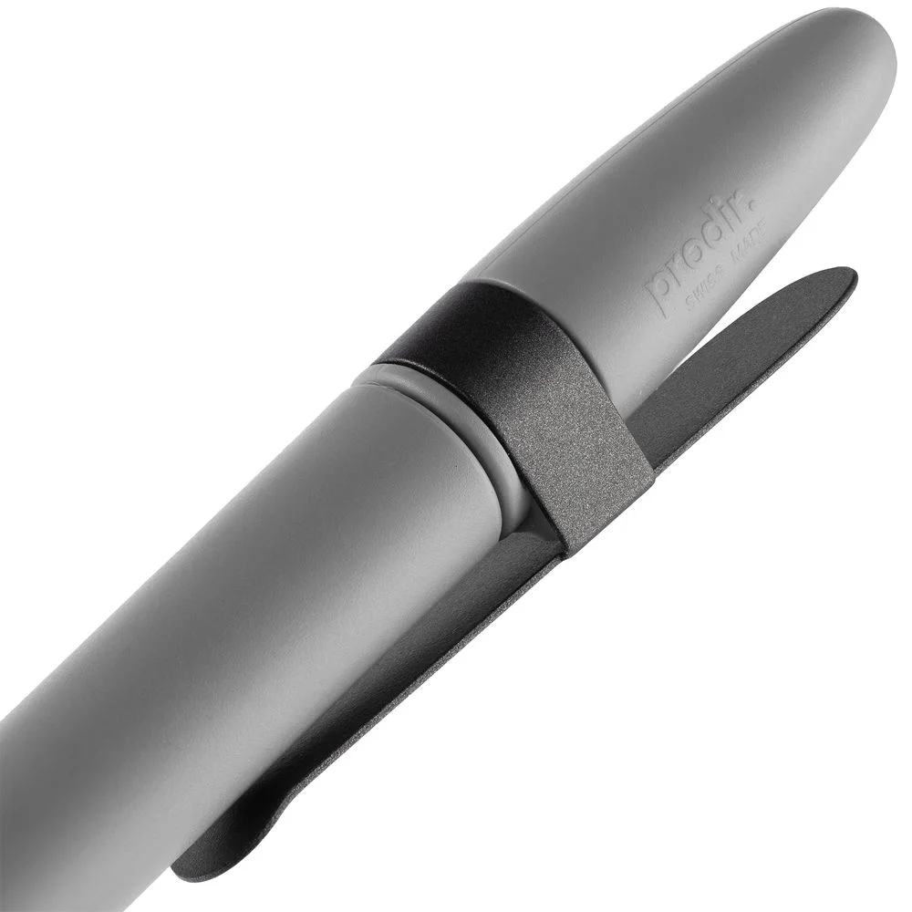 Ручка шариковая Prodir DS5 TSM Metal Clip серая - фото 6