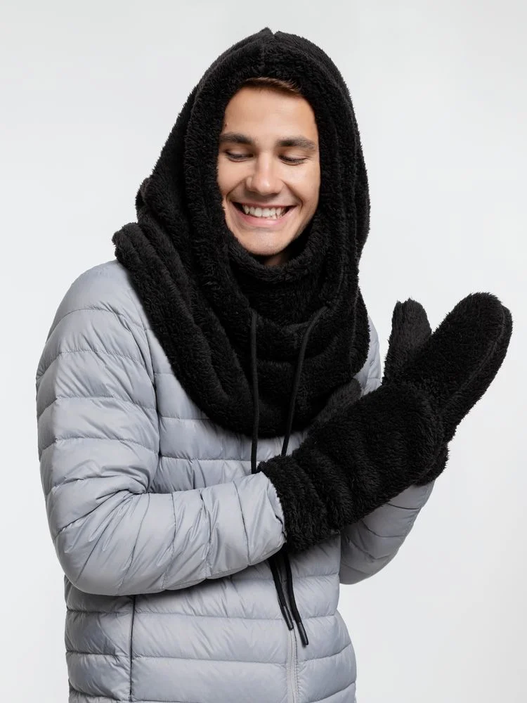 Варежки Flocky, черные - фото 4