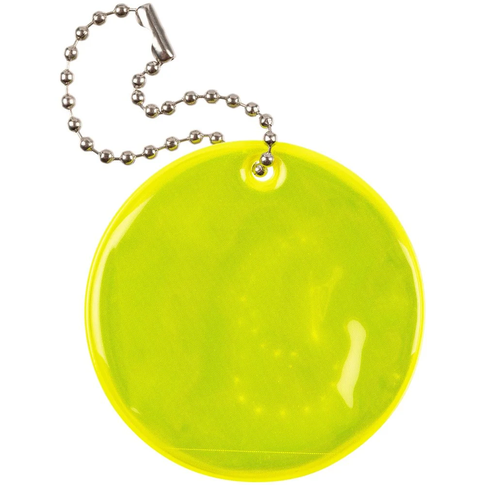 Светоотражатель Spare Care круг желтый неон - фото 3