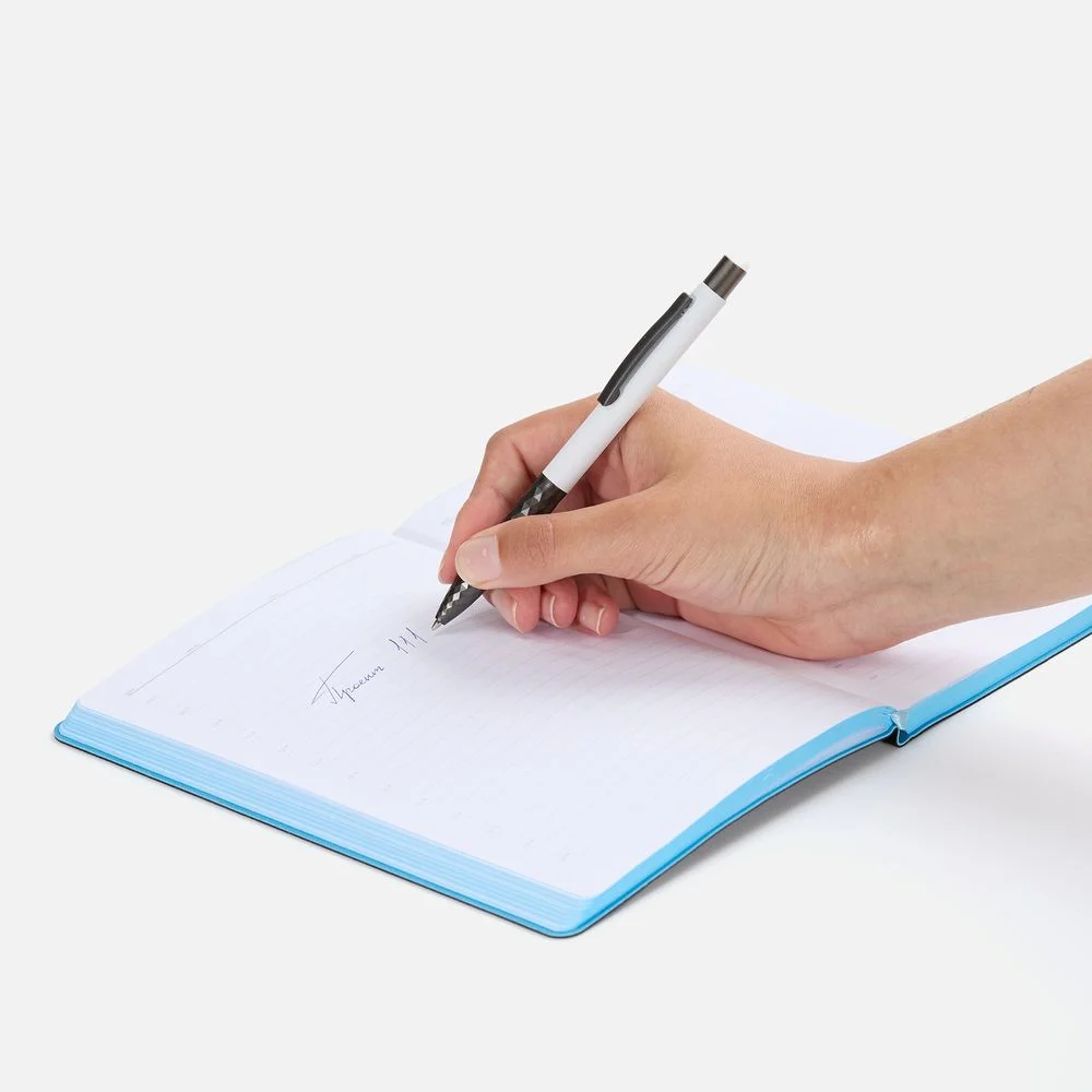 Ручка шариковая Digit Soft Touch со стилусом белая - фото 4