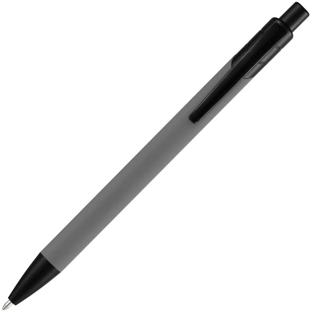 Ручка шариковая Undertone Black Soft Touch серая - фото 4