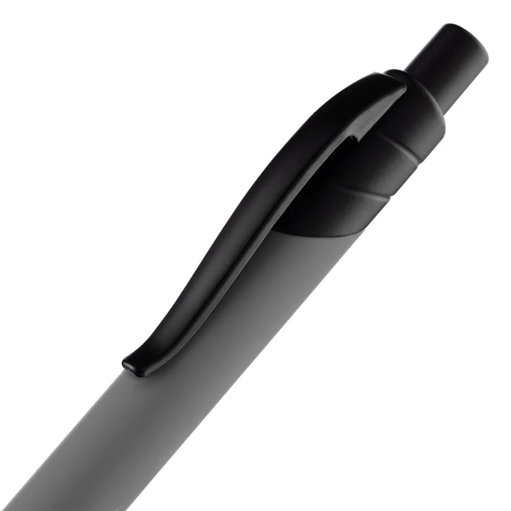 Ручка шариковая Undertone Black Soft Touch серая - фото 5