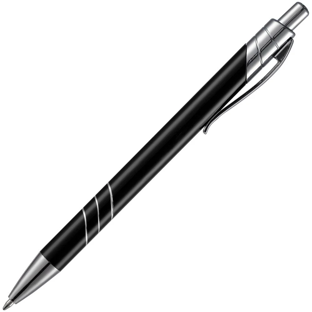 Ручка шариковая Undertone Metallic черная - фото 2