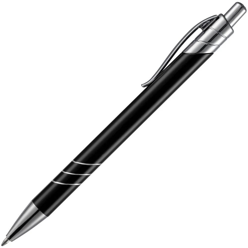 Ручка шариковая Undertone Metallic черная - фото 3