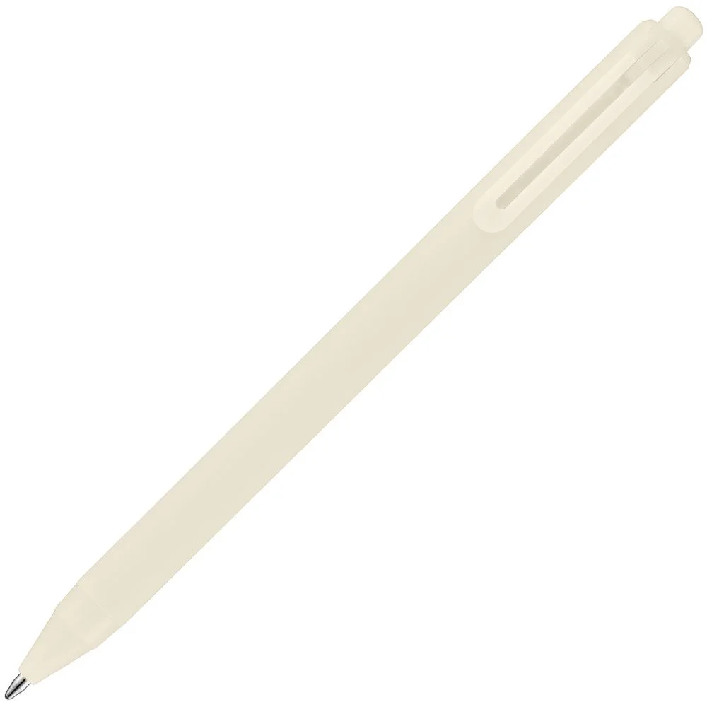 Ручка шариковая Cursive Soft Touch бежевая - фото 4