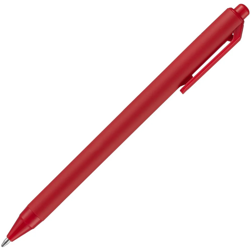 Ручка шариковая Cursive Soft Touch красная - фото 3