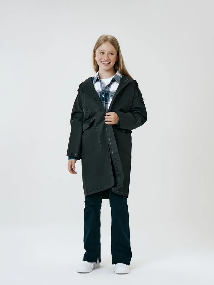 Дождевик детский RainDrop Kids черный - фото 8