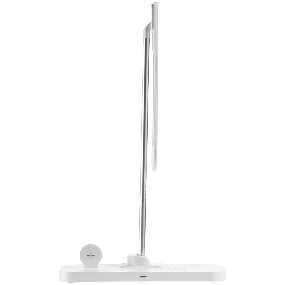 Настольная лампа с беспроводной зарядкой Power Light, белая - фото 5
