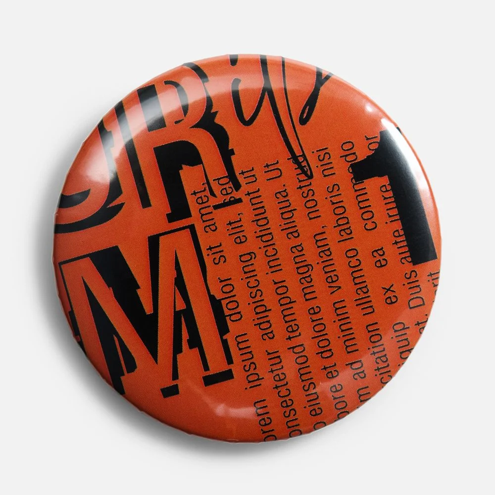 Значок закатной Pinback Print XL - фото 6