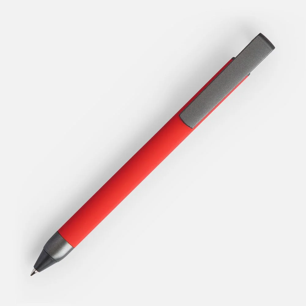Ручка шариковая Standic с подставкой для телефона красная - фото 2