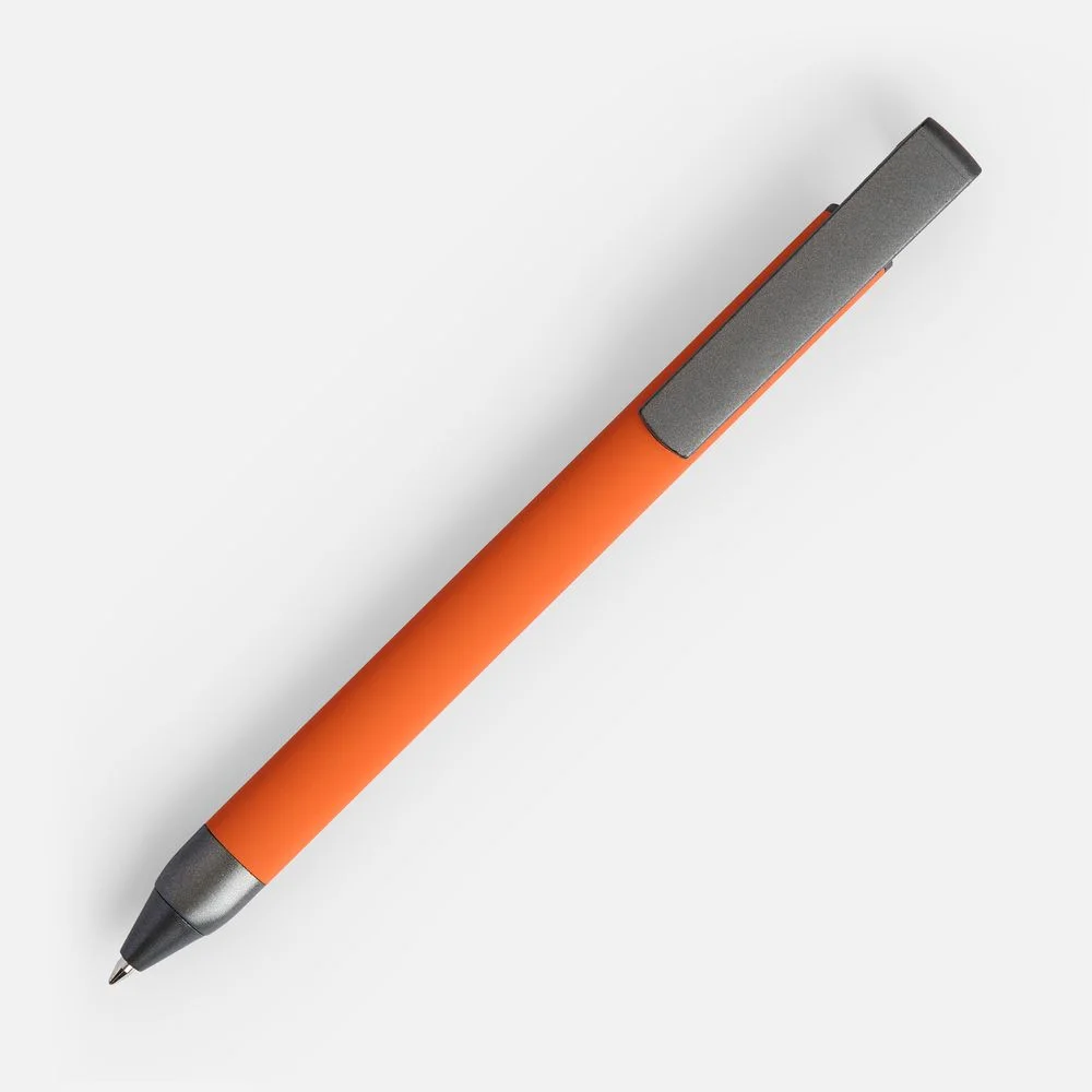 Ручка шариковая Standic с подставкой для телефона оранжевая - фото 2