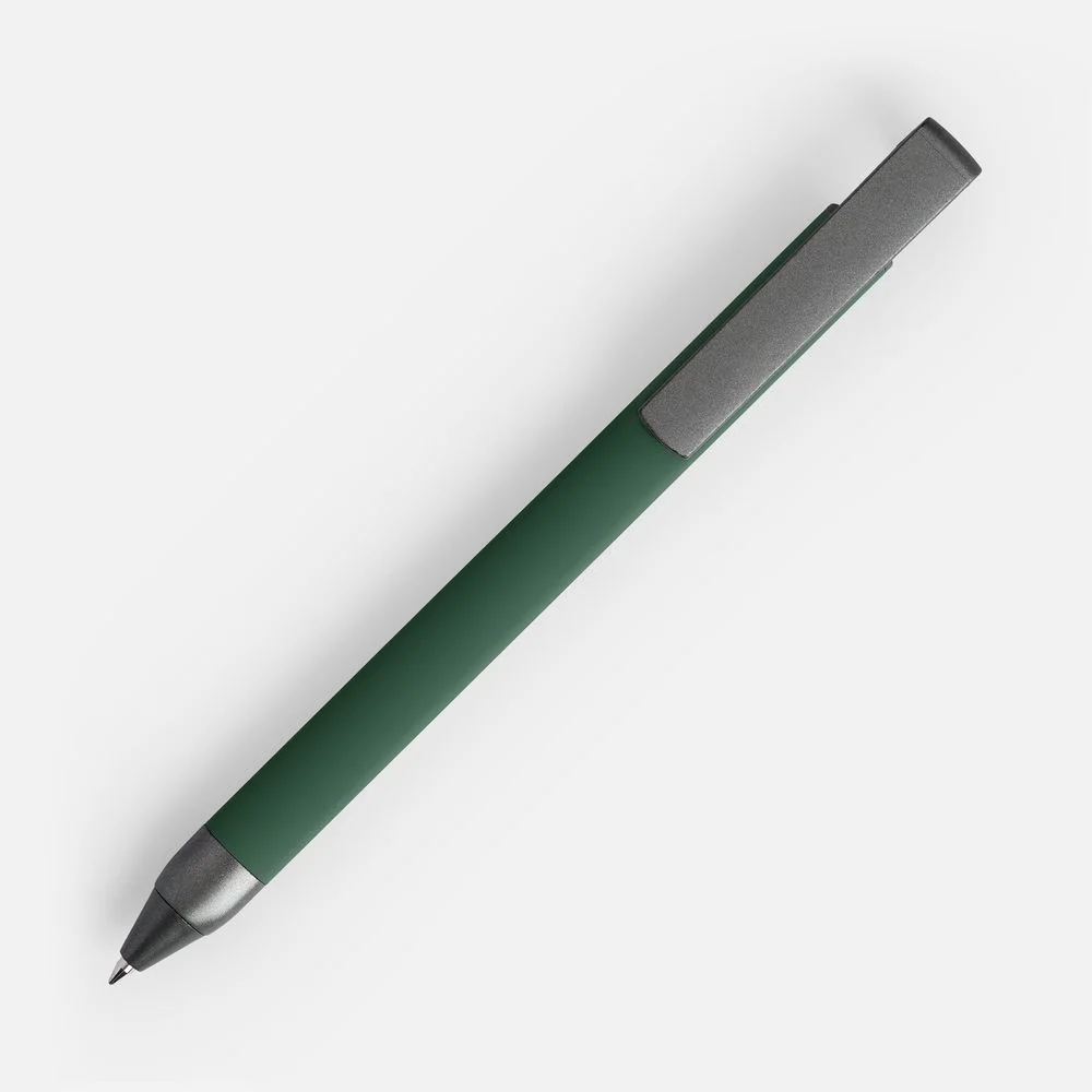 Ручка шариковая Standic с подставкой для телефона зеленая - фото 2
