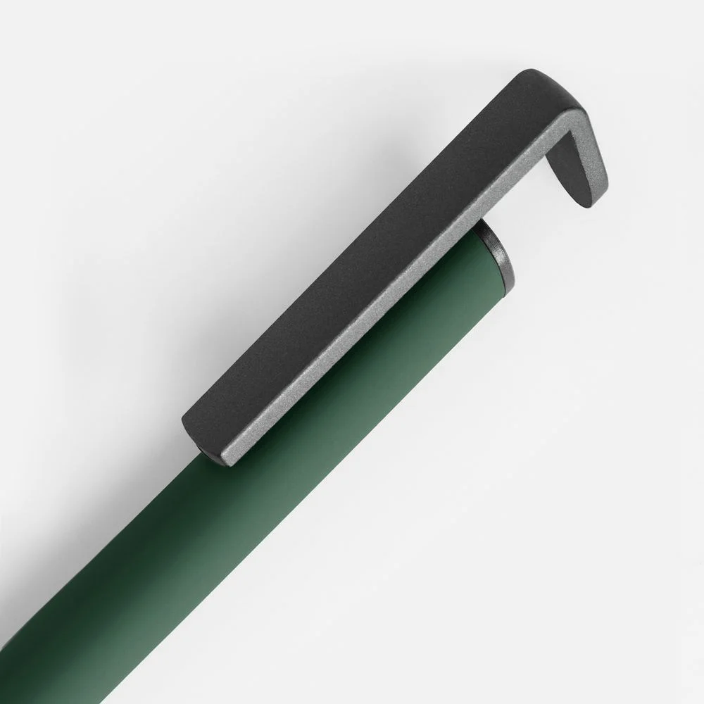 Ручка шариковая Standic с подставкой для телефона зеленая - фото 4