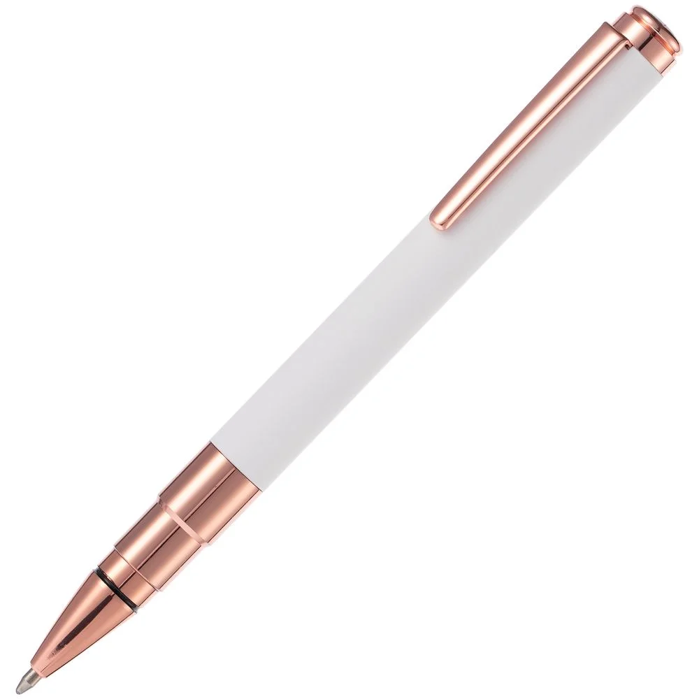 Ручка шариковая Kugel Rosegold белая - фото 3