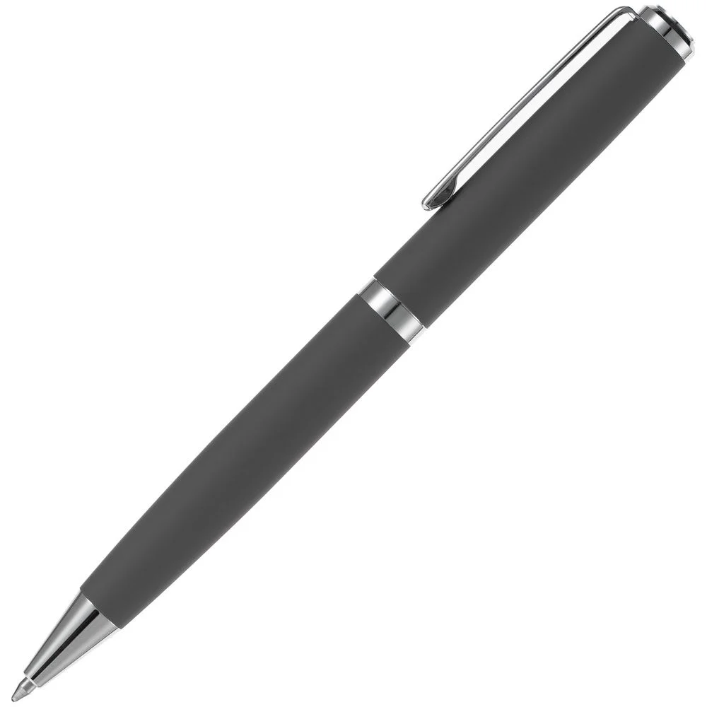 Ручка шариковая Inkish Chrome серая - фото 4