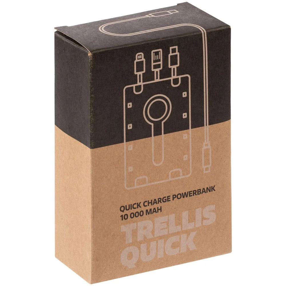 Аккумулятор с быстрой зарядкой Trellis Quick 10000 мАч синий - фото 9