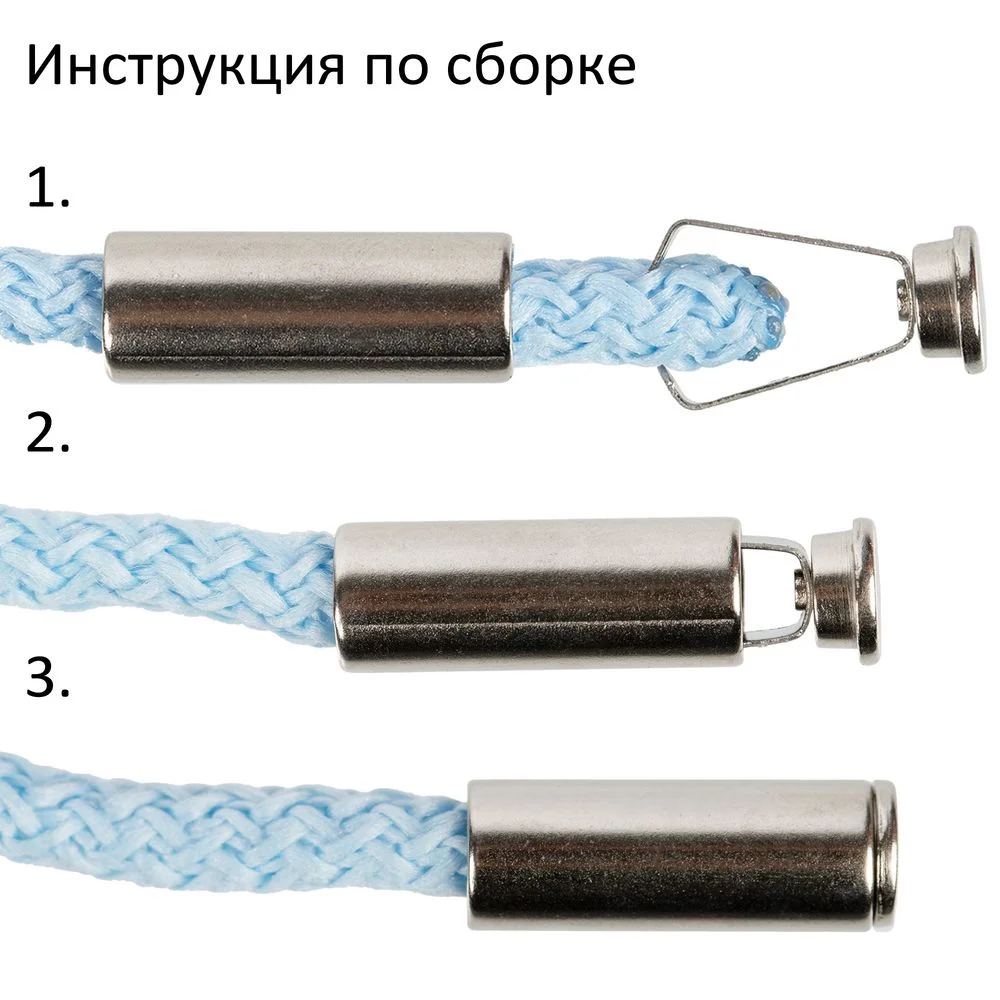 Наконечник для шнурка Nozzle серебристый - фото 3