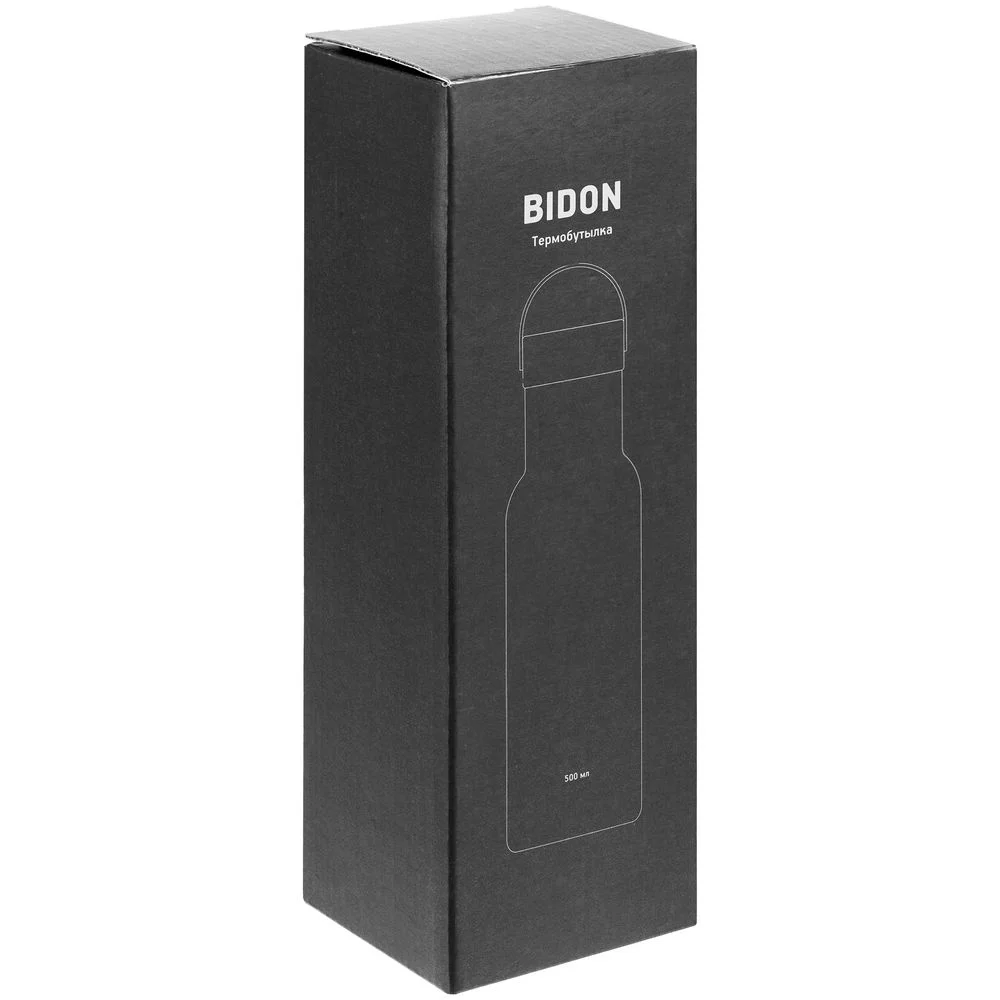 Термобутылка Bidon черная - фото 13