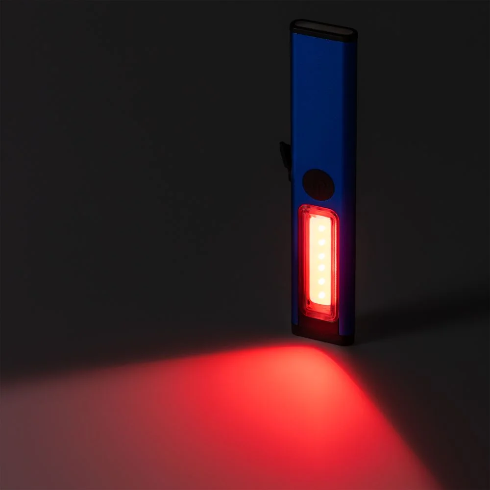 Фонарик-факел аккумуляторный Wallis с магнитом синий - фото 8