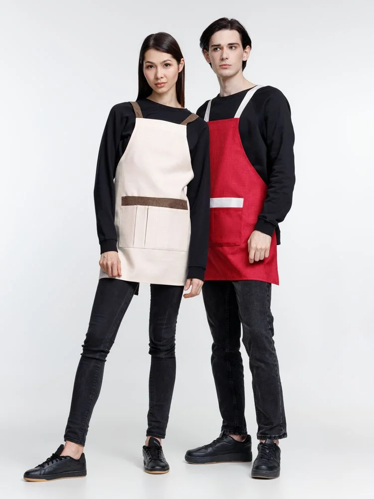 Фартук Settle In светло-бежевый молочный - фото 10