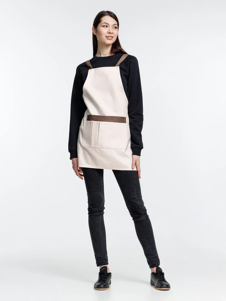 Фартук Settle In светло-бежевый молочный - фото 5