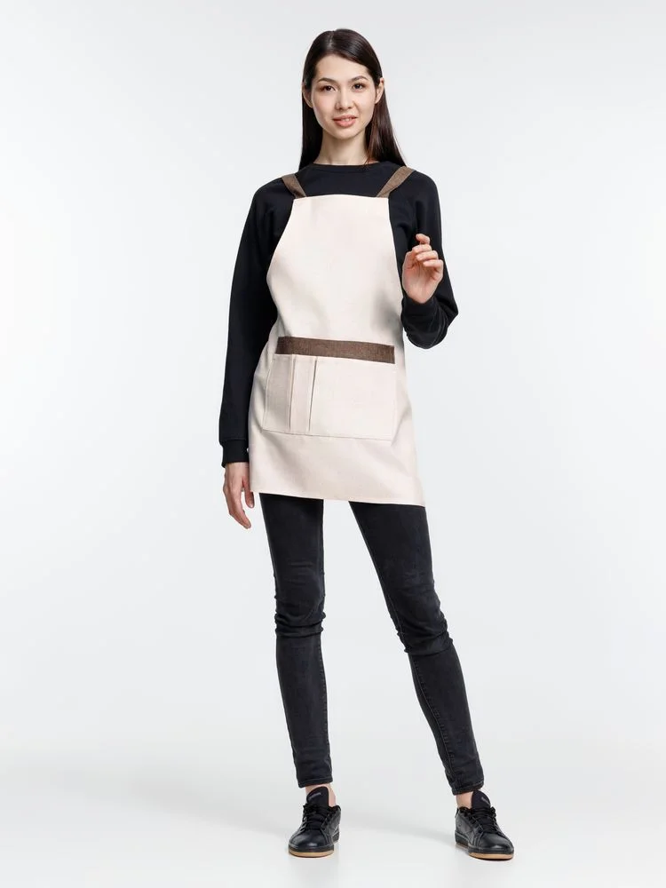 Фартук Settle In светло-бежевый молочный - фото 8