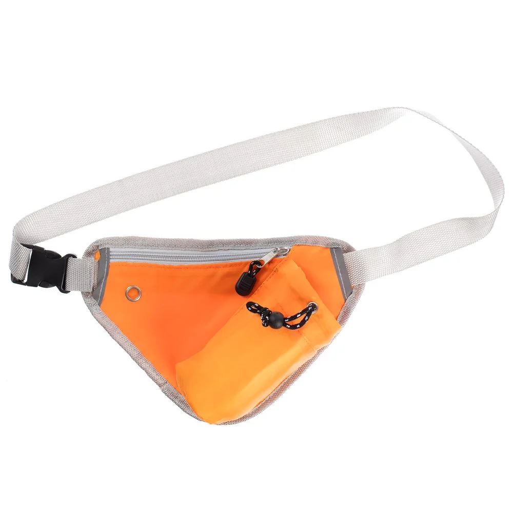 Сумка поясная с отделением для бутылки Waterun оранжевая