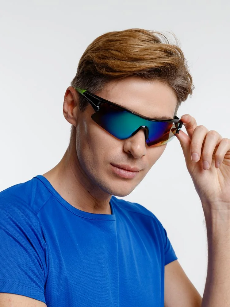 Спортивные солнцезащитные очки Fremad зеленые - фото 8