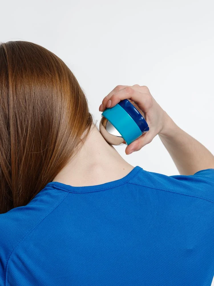 Шариковый ролик-массажер Blobus, синий с голубым - фото 3