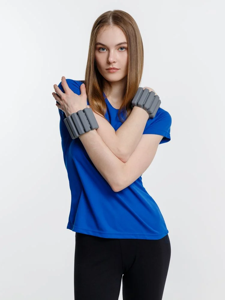 Силиконовые утяжелители Hard Work серые - фото 7
