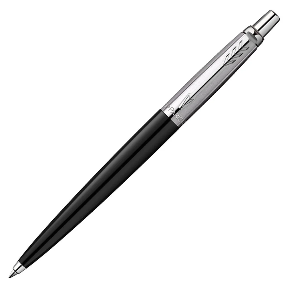 Ручка шариковая Parker Jotter Originals Black Chrome CT - фото 1