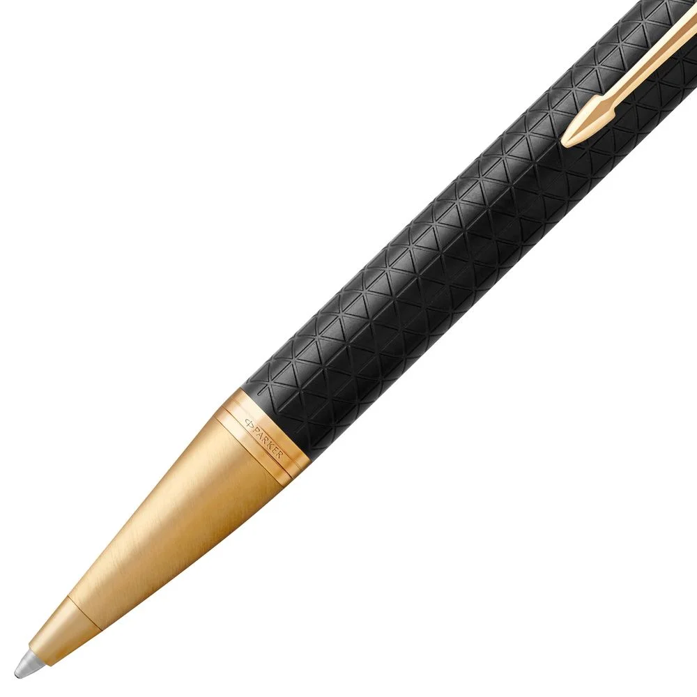 Ручка шариковая Parker IM Premium Black/Gold GT - фото 2