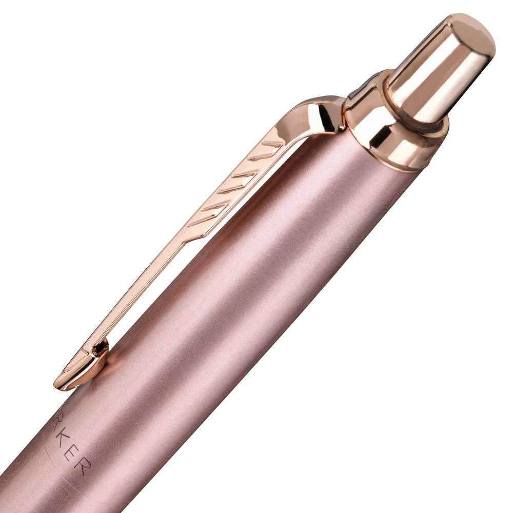 Ручка шариковая Parker Jotter XL Monochrome Pink Gold розовое золото - фото 2