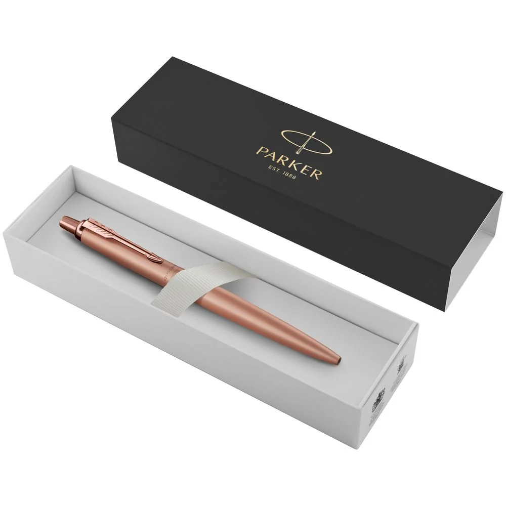 Ручка шариковая Parker Jotter XL Monochrome Pink Gold розовое золото - фото 3