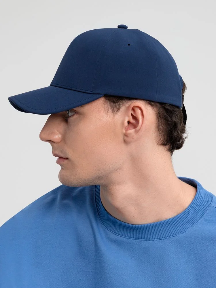 Бейсболка Kosmos темно-синяя - фото 9