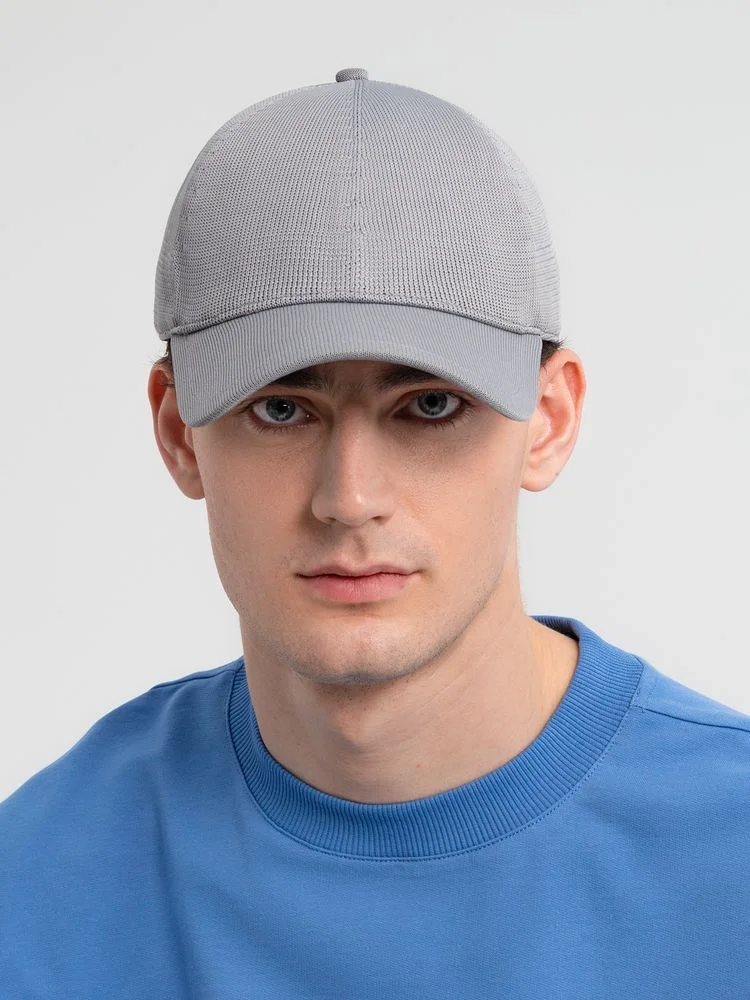 Бейсболка Dogoni серая - фото 5